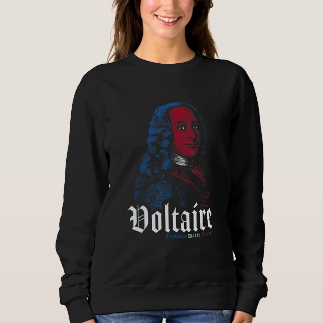 Sudadera Voltaire Philosopher Enlightenment Humanistic Phil (Anverso)