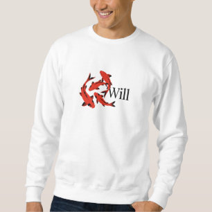 Sudadera Voluntad - Símbolo Japonés de Koi de Impulso Inter