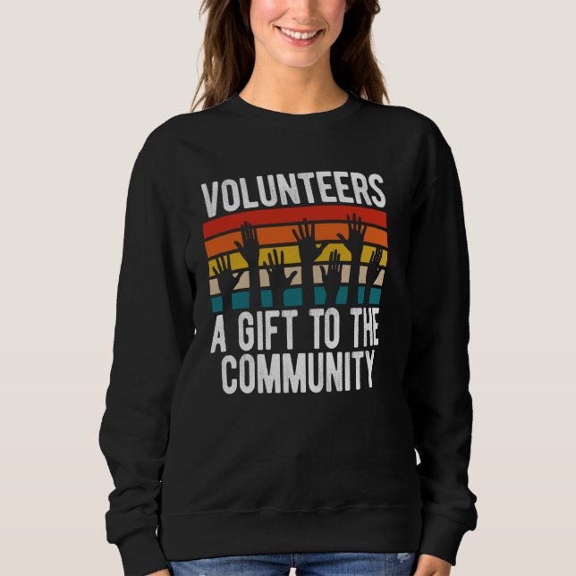 Sudadera Voluntarios A A La Comunidad (Anverso)