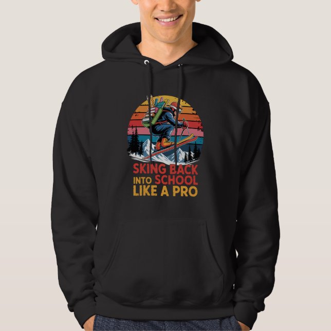 Sudadera Volver a la escuela como un profesional (Anverso)