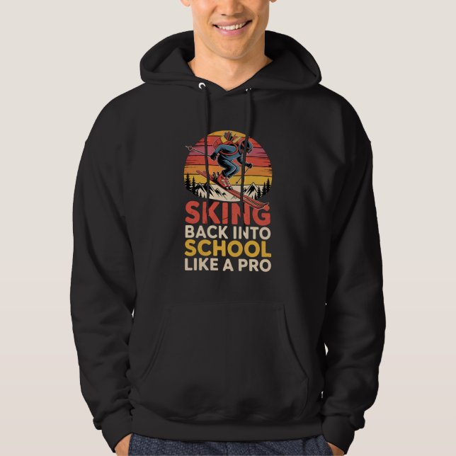 Sudadera Volver a la escuela como un profesional (Anverso)