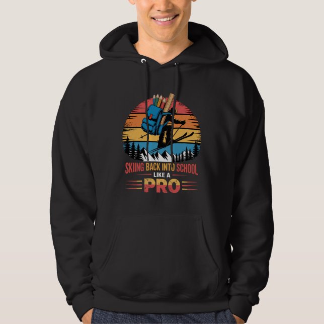 Sudadera Volver a la escuela como un profesional (Anverso)