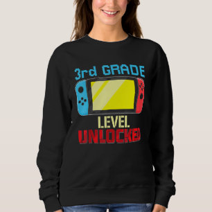 Sudadera Volver a la escuela Video Gamer 3er grado Desbloqu