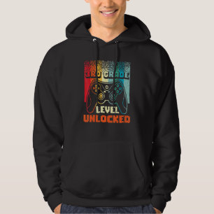 Sudadera Volver a la escuela Video Gamer 3er grado Desbloqu