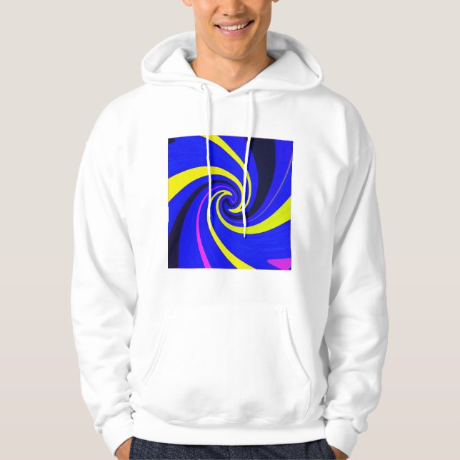 Sudadera Vórtice azul (Anverso)