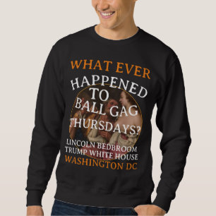 Sudadera VOTA DOD DOJ EPA TRUMP HABITACIÓN LINCOLN Jueves