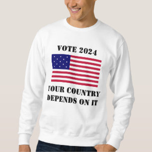 Sudadera Votación 2024 El país depende de ello