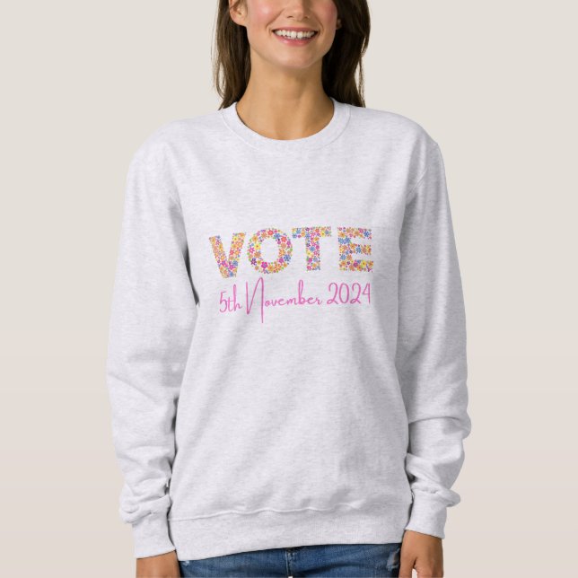 Sudadera Votación floral 5 de noviembre de 2021 (Anverso)