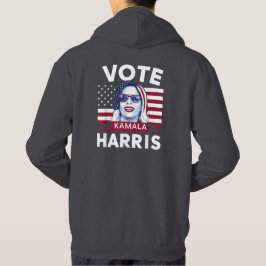 Sudadera Votación Kamala Harris 2024 Bandera del presidente
