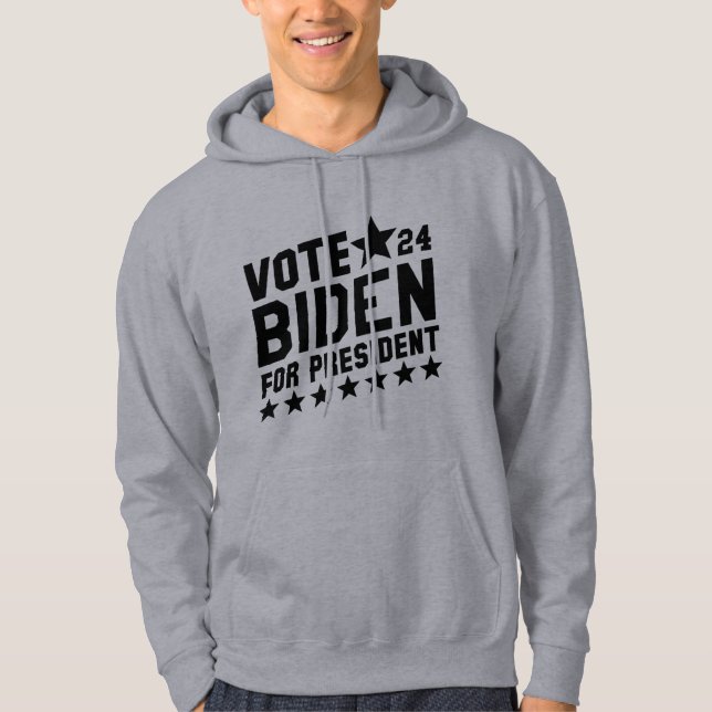 Sudadera Votar A Biden Por El Presidente 24 (Anverso)