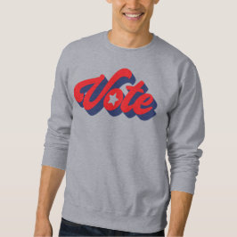 Sudadera Votar En Blue Red Bold Letters Sweatshirt