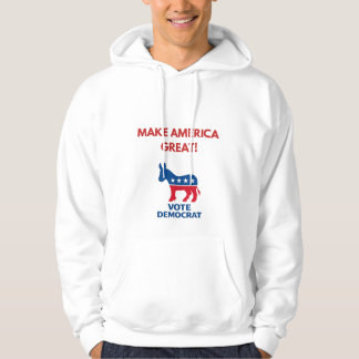 Sudadera Vote Democrat Pro-Democracy Hoodie