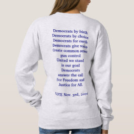 Sudadera Voto demócrata
