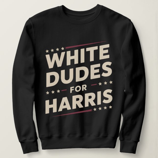 Sudadera Votos Blancos Por Kamala Harris Para 2024 (Anverso del diseño)