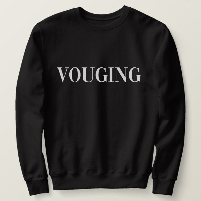 Sudadera Vouning White Text (Anverso del diseño)