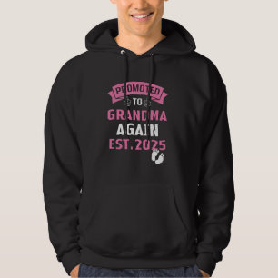 Sudadera Voy a ser abuela de nuevo 2025 Bisabuela A
