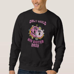Sudadera Voy a ser la hermana mayor del anuncio de embarazo