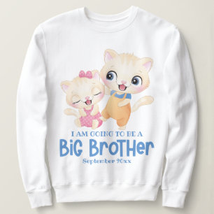 Sudadera Voy a ser un anuncio de bebé hermano mayor