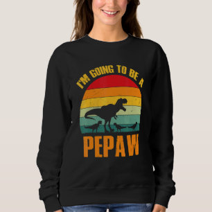 Sudadera Voy a ser un Pepaw Dinosaurio Rex Vintage