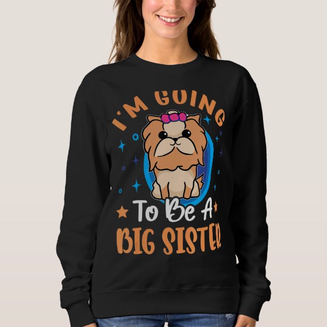 Sudadera Voy a ser una hermana grande (Anverso)