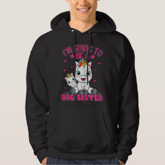 Sudadera Voy a Ser una Hermana Mayor Chicas Dab Unicornio V