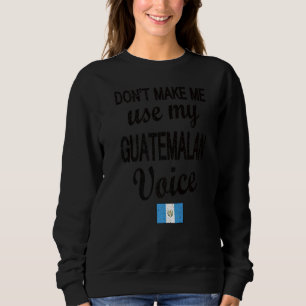 Sudadera Voz guatemalteca Bandera de Guatemala Roots guatem