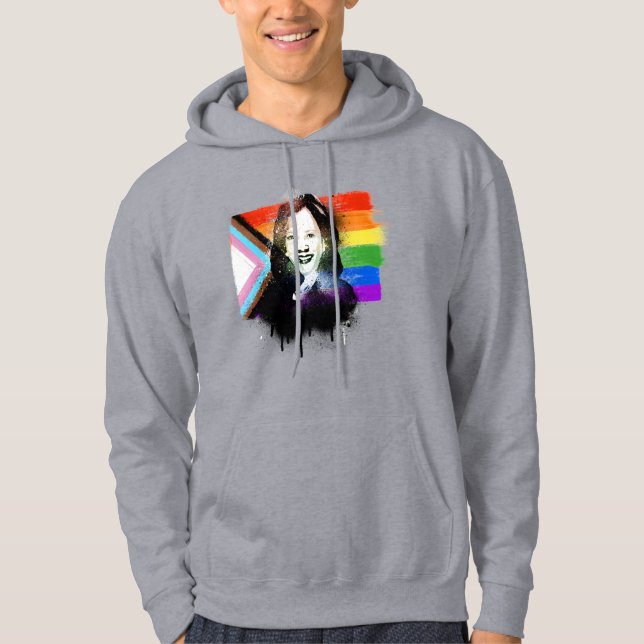 Sudadera VP Kamala Harris Graffiti del Orgullo del Progreso (Anverso)