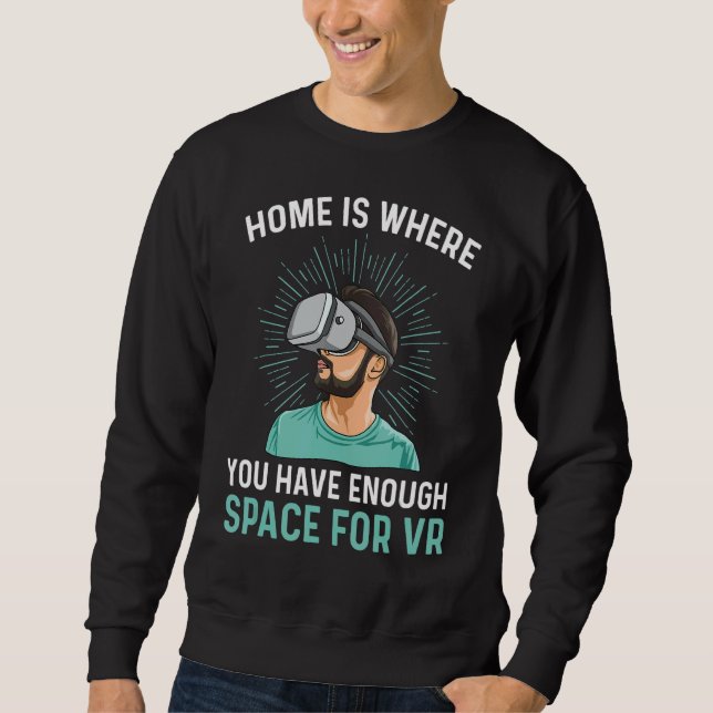 Sudadera Vr Gamer Para Un Nerd De Realidad Virtual (Anverso)