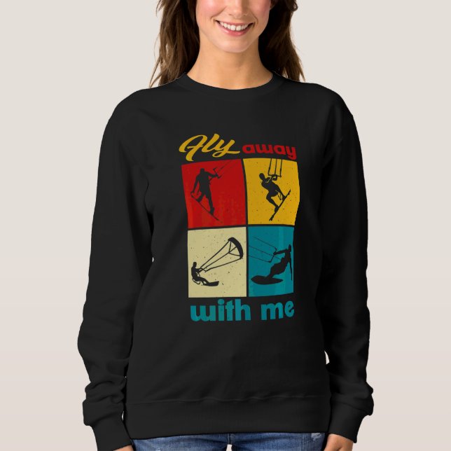 Sudadera Vuela Conmigo Estilo de Vida Vintage (Anverso)