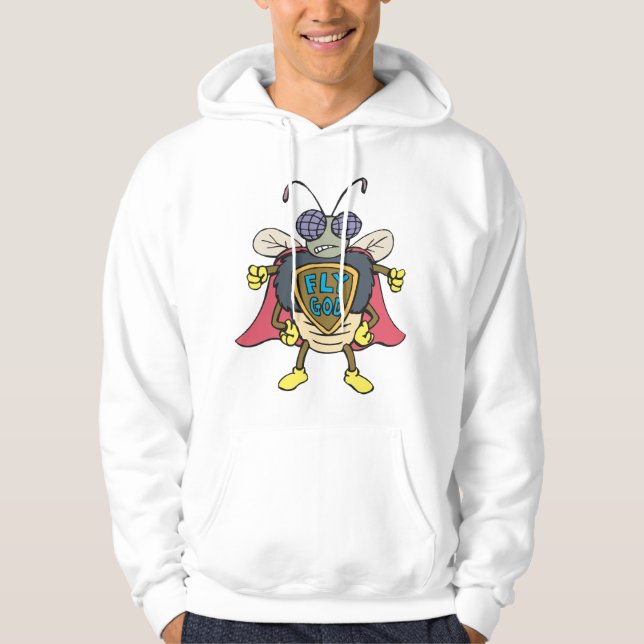 Sudadera Vuela Dios Superhéroe Vuela Insecto Personaje (Anverso)