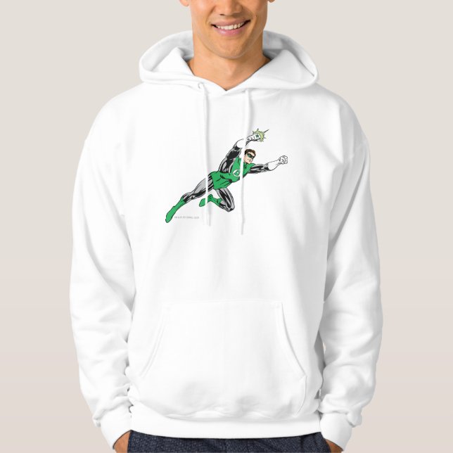 Sudadera Vuelo a la derecha de la Lancha Verde (Anverso)