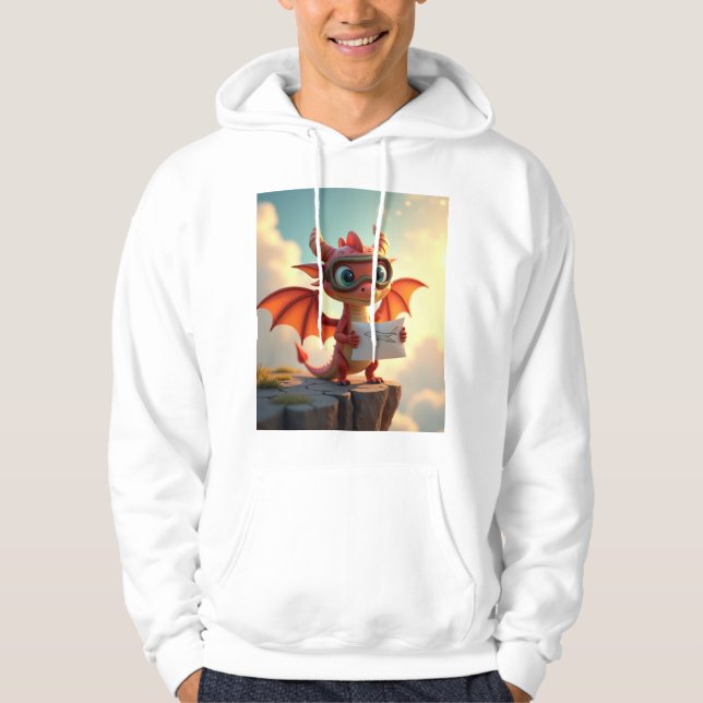 Sudadera Vuelo de ensueño: El pequeño dragón (Anverso)