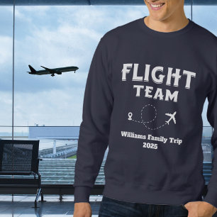 Sudadera Vuelo de viaje Equipo Familia Vacaciones Despedida