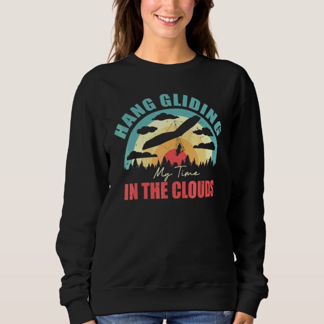 Sudadera Vuelo en Ala Delta Todo el Día en las Nubes   Ala  (Anverso)