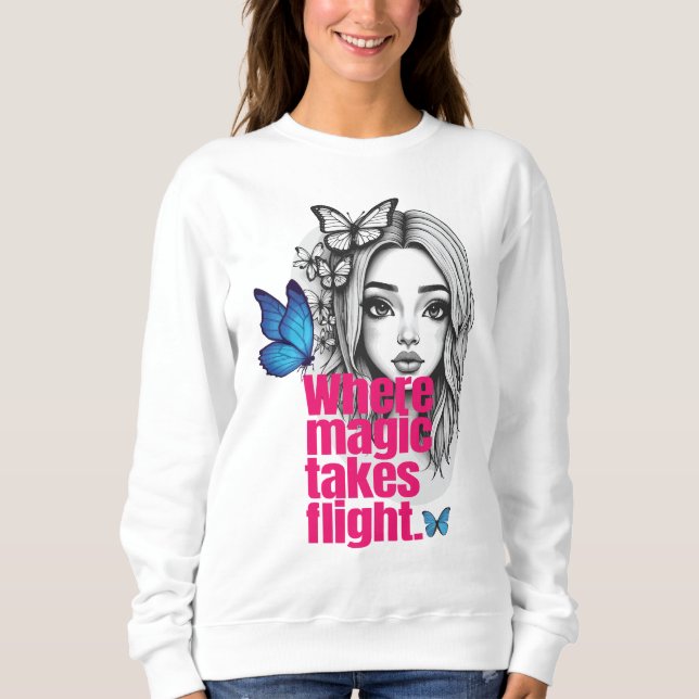 Sudadera Vuelo encantado (Anverso)