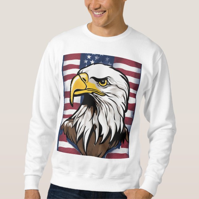 Sudadera "Vuelo majestuoso" (Anverso)
