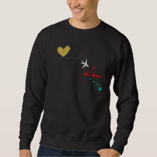 Sudadera Vuelo Viaje Oahu Hawaii Familia Amigos Coincidente
