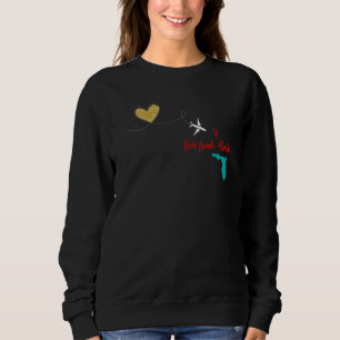 Sudadera Vuelo Viajero Vero Beach Florida Familia Amigos Gr