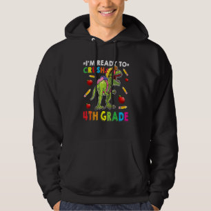 Sudadera Vuelta al cole primer día de colegio crush 4º grad