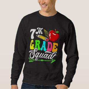 Sudadera Vuelta al cole primer día de séptimo grado equipo