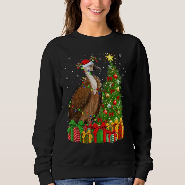 Sudadera Vulture Bird   Xmas Holiday Santa Vulture Christma (Anverso)