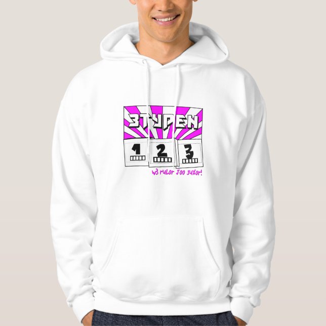 Sudadera w3 rul0r j00 sux0r! (Anverso)