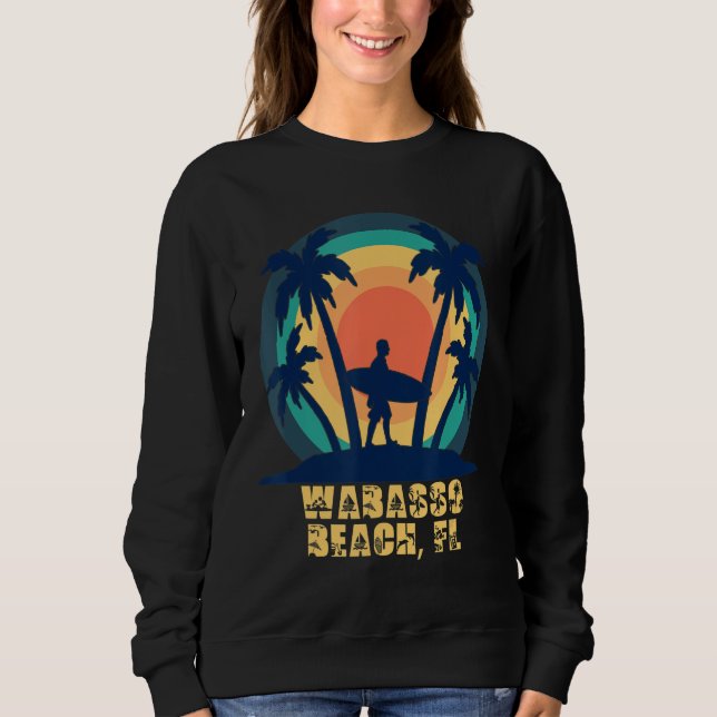 Sudadera Wabasso Beach FL Florida (Anverso)