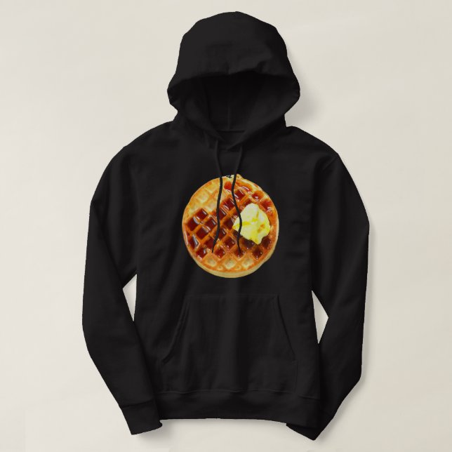 Sudadera Waffle Cosume Easy Last Minute Halloween Breakfast (Diseño del anverso)