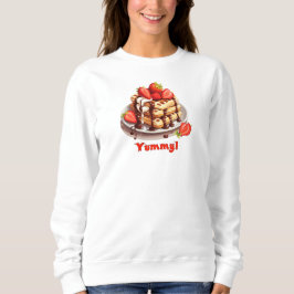 Sudadera Waffles con chocolate y fresas