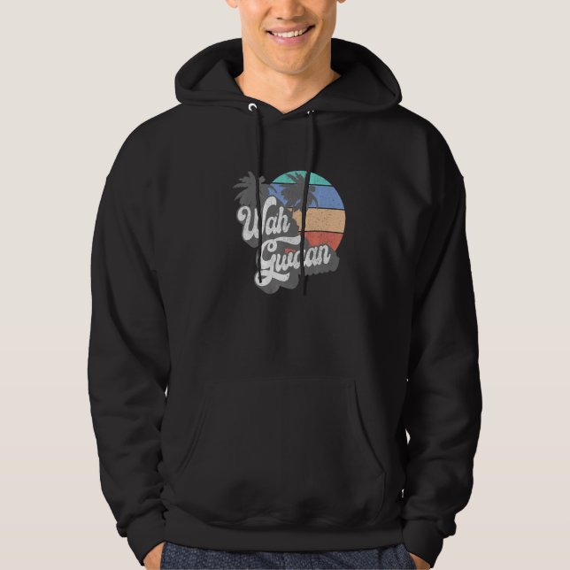 Sudadera Wah Gwaan Jamaica Beach Surfing Retro (Anverso)