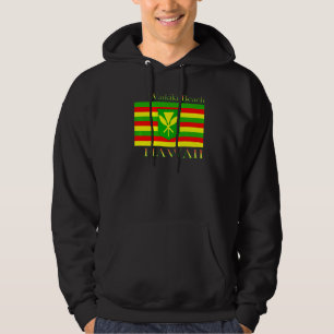 Sudadera Waikiki Beach Hawaii Islands Hawaii Bandera Hawái 