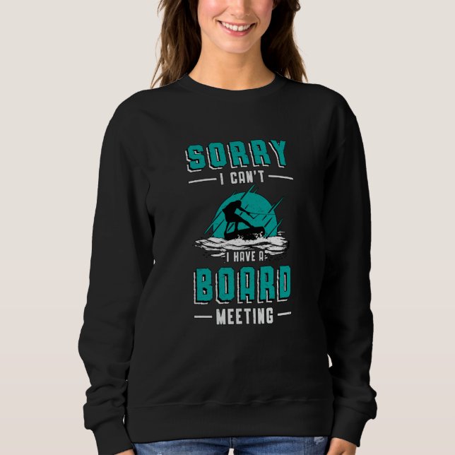 Sudadera Wakeboard Board Meeting Wakeboarder Wakeboarding (Anverso)