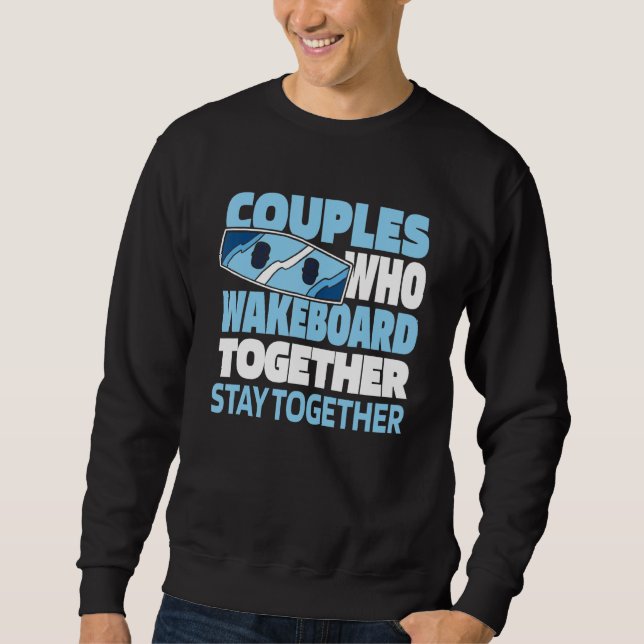 Sudadera Wakeboard Couple Wakeboarder   Wakeboarding (Anverso)