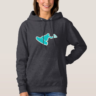 Sudadera Wakeboarder verde azulado